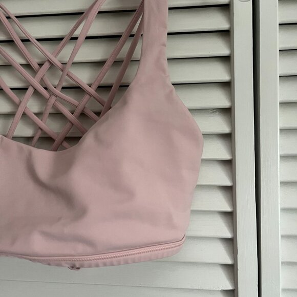 Lululemon Free To Be Bra (Wild) pink size 8 rare - Picture 4 of 9